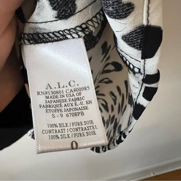 A.L.C. Dow Leopard Print Silk Dress - Picture 4 of 6